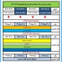 جدول زمان‌بندی حذف و اضافه 