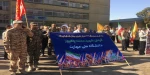 حضور پرشور دانشگاهیان دانشگاه ملی مهارت در رزمایش ۳۱۳ هزار نفری جان فدایان تهران 2